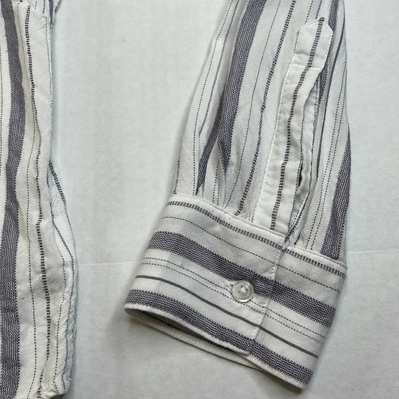 Rails Grace Patriot Stripe Lace Front Top Medium - Picture 9 of 13